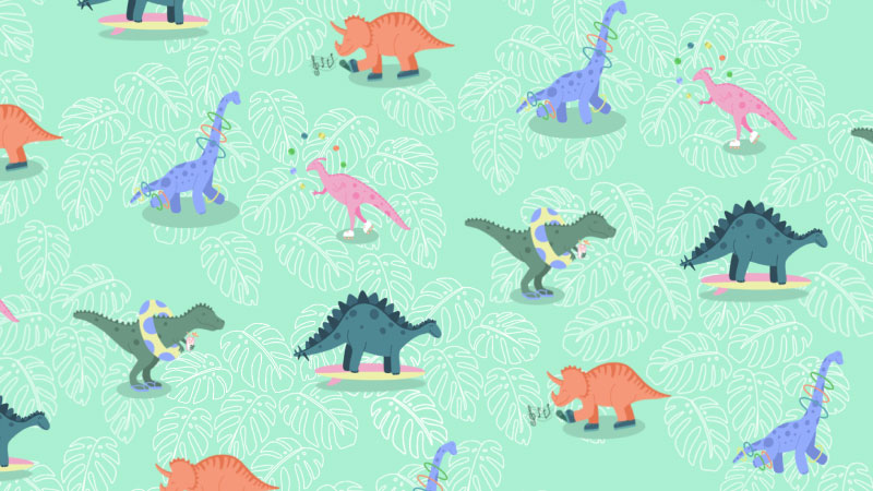 siga-ilustrada-servicio-estampado-dino-pattern-ilustracion-infantil-dinosaurio